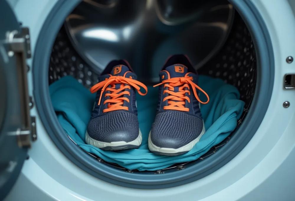 Washing shoes